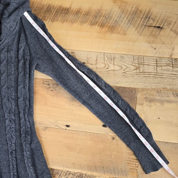 Athleta Gray Cowl Neck Sweater Dress size Medium - Picture 6 of 9
